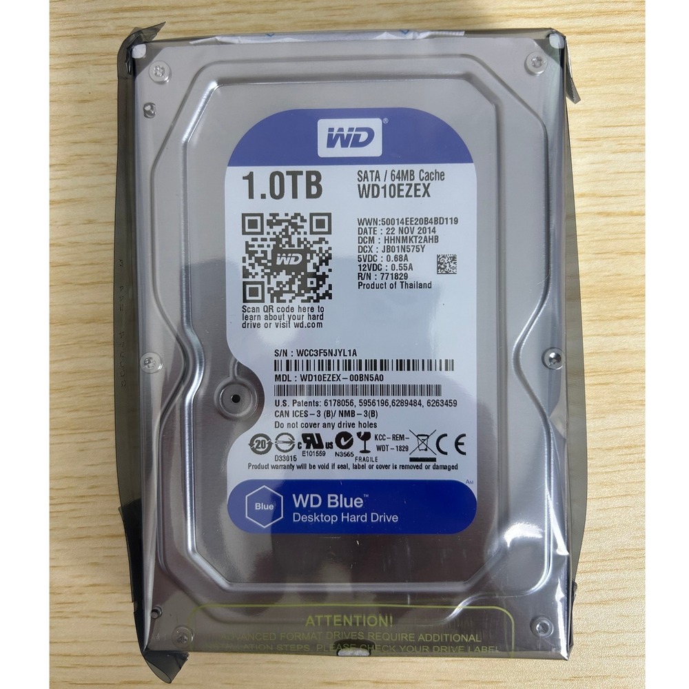 NEW Western Digital Blue 1.0 TB Desktop Hard‎ Drive SATA 64MB Cache WD10EZEX